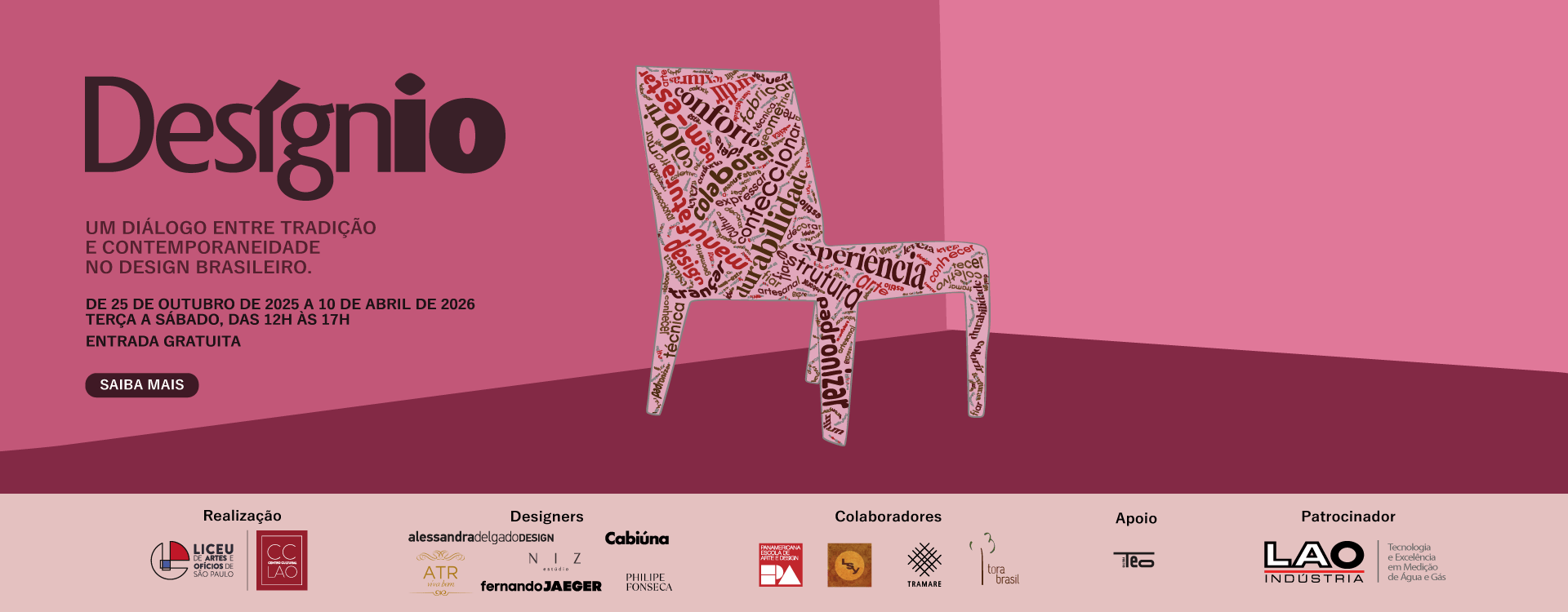 Desígnio - Um diálogo entre tradição e contemporaneidade no design brasileiro. Desígnio - Um diálogo entre tradição e contemporaneidade no design brasileiro.